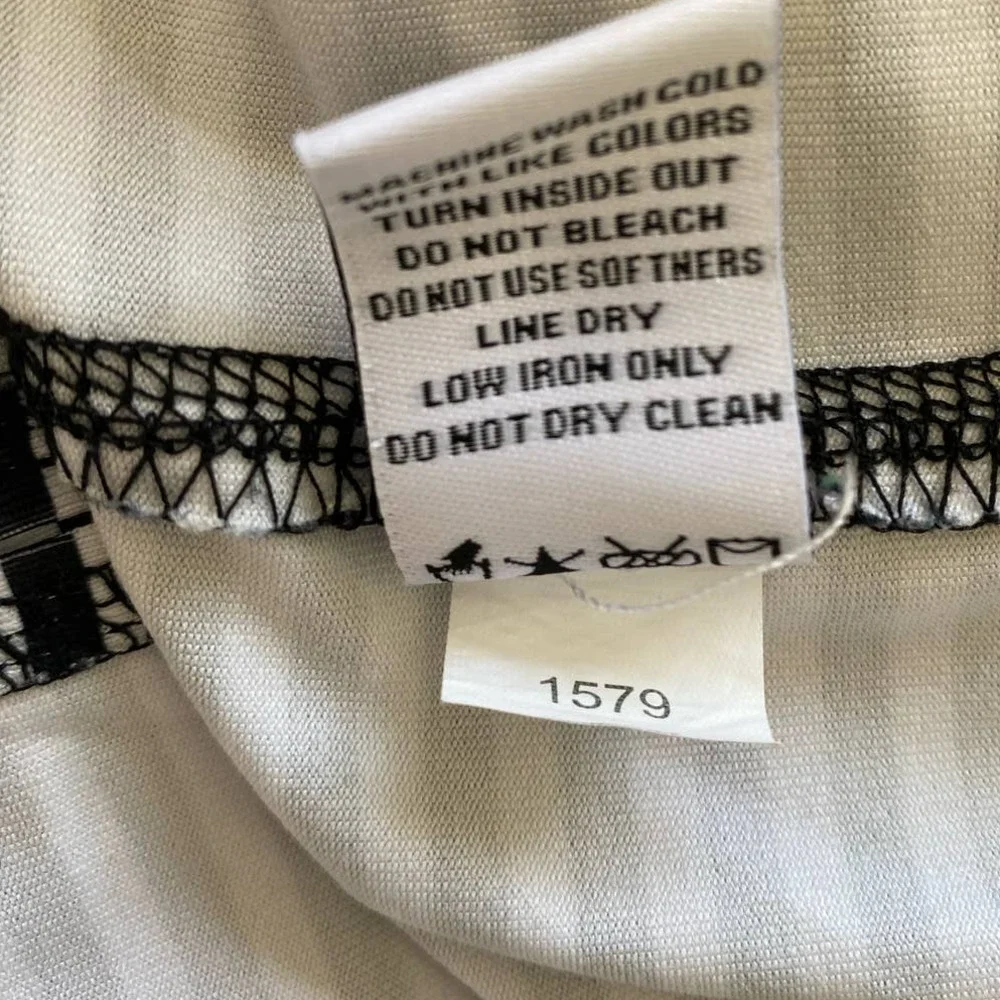 Jofit Dress Black White Striped Golf Athleisure Collar V Neck Pockets Small - Picture 11 of 12